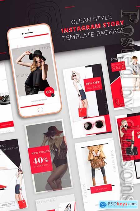Instagram Story Template Package For Fashion Business Social Media