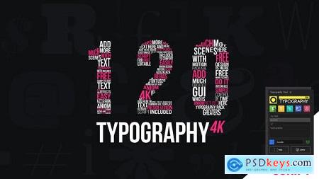 Videohive Kinetic Typography 4K Package Typography Tool Free