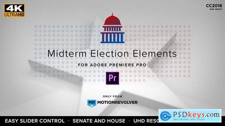 Videohive Midterm Election Elements - House Senate MOGRT for Premiere Pro Free