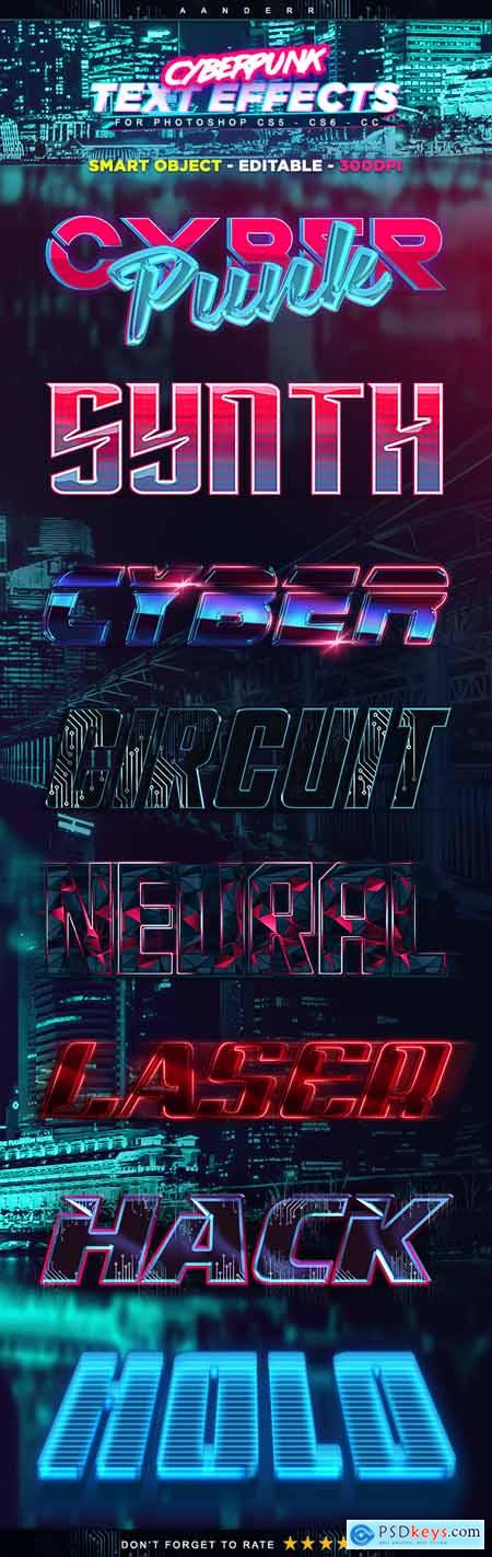 Graphicriver Cyberpunk Text Effects