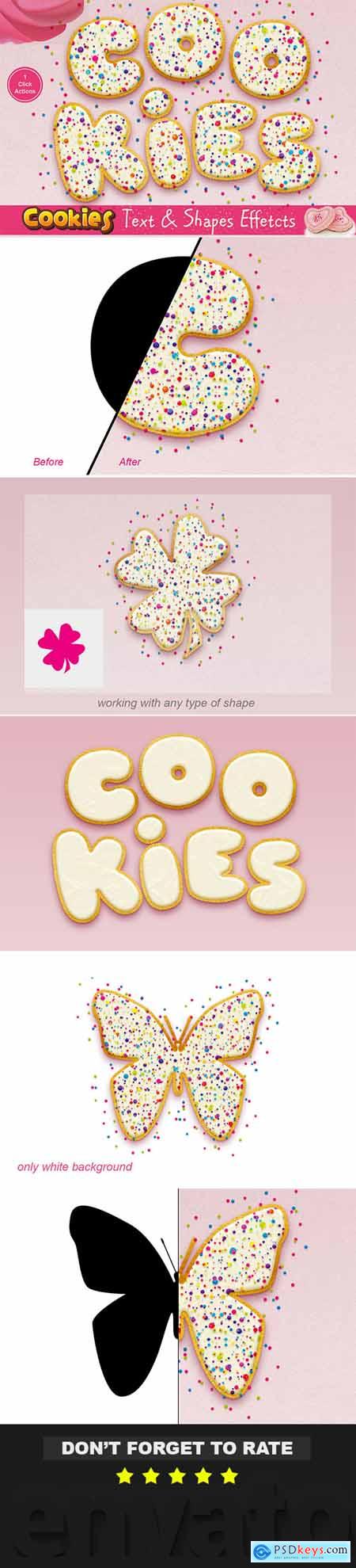 Graphicriver Cookies Text Effect Photoshop Action