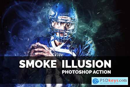 Creativemarket Smoke Illusion Photoshop Action
