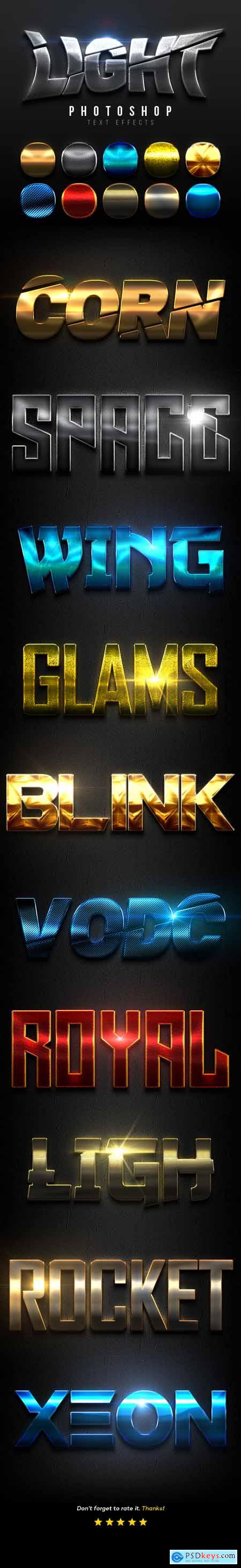 Graphicriver Light Text Effects Vol.5