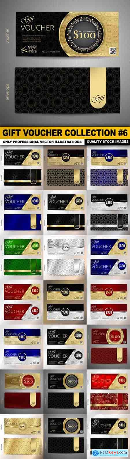 Gift Voucher Collection #6 - 20 Vector