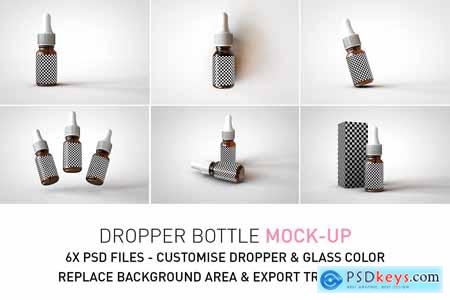 Creativemarket Dropper Bottle & Box Mock-Up V2