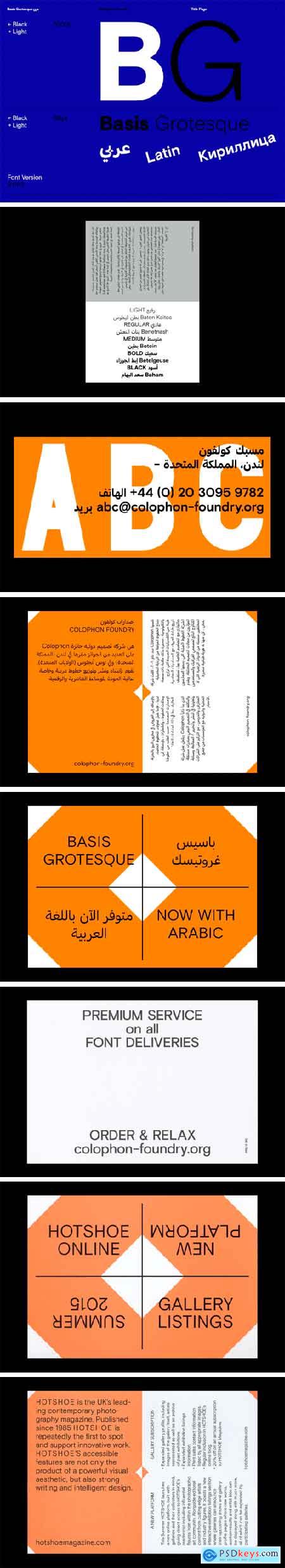 Basis Grotesque PRO Font Family (Arabic + Cyrillic Support)