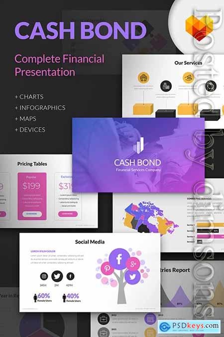 Cash Bond - Financial Presentation PowerPoint Template
