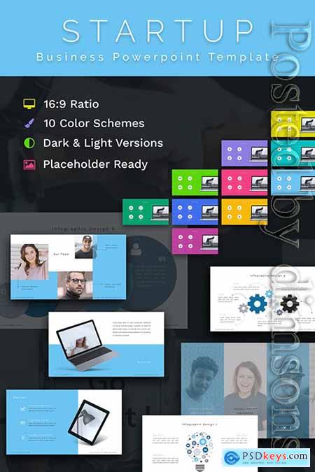 Startup Business PPT Slides PowerPoint Template