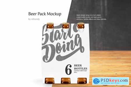 Creativemarket Beer Pack Mockup