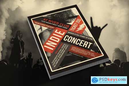 Creativemarket Indie Concert Flyer