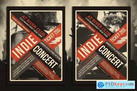 Creativemarket Indie Concert Flyer