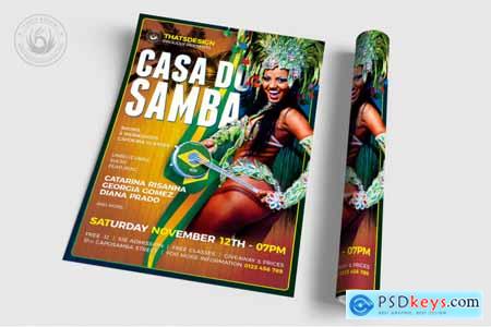 Thehungryjpeg Samba Flyer Template