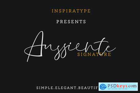 Creativemarket Aussiente Signature - Script