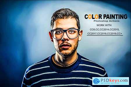 Creativemarket Color Painting Photoshop Action