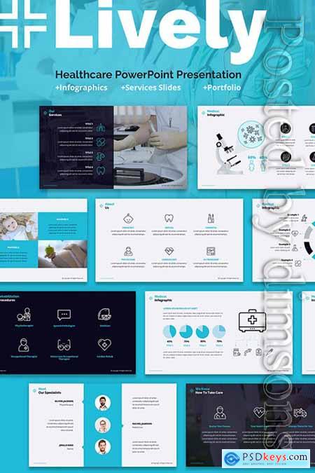 Lively Healthcare PPT Slides PowerPoint Template
