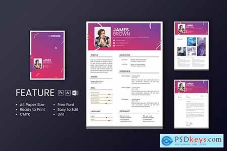 Professional CV And Resume Template James