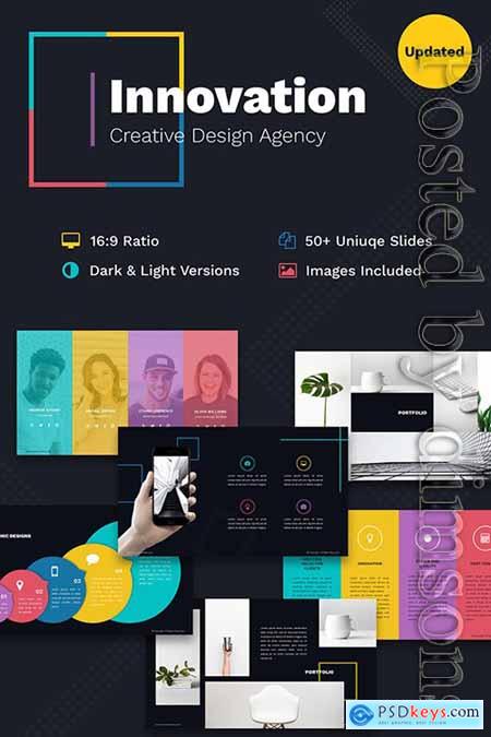 Innovation Creative PPT For Design Agency PowerPoint Template