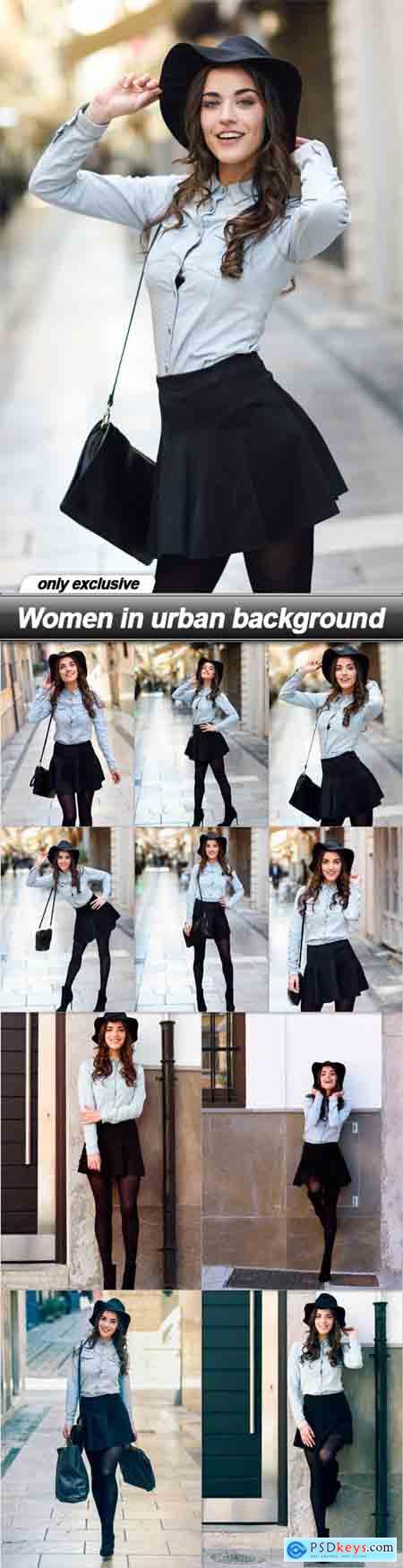 Women in urban background - 10 UHQ JPEG
