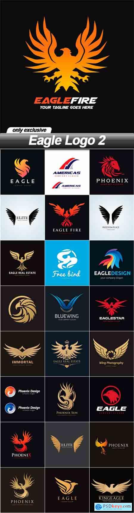 Eagle Logo 2 - 25 EPS