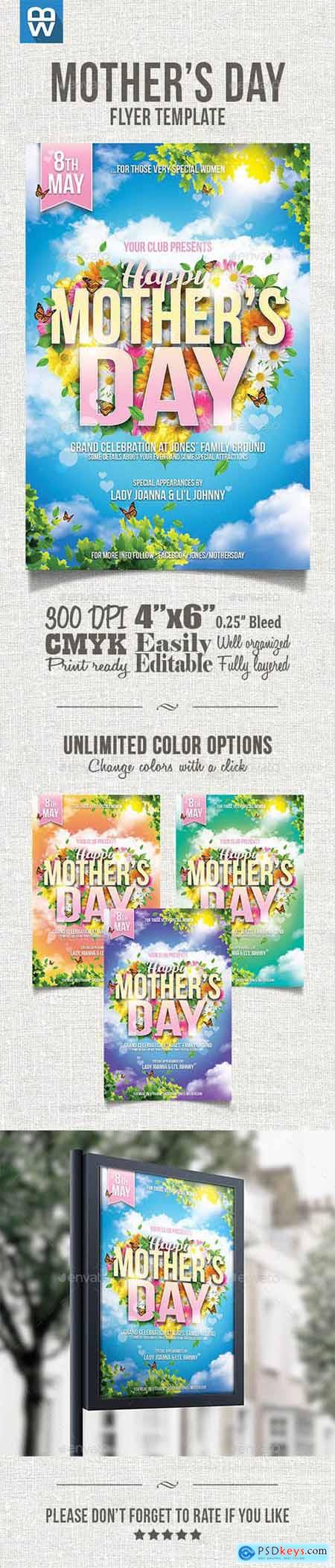 Graphicriver Mother's Day Flyer Template