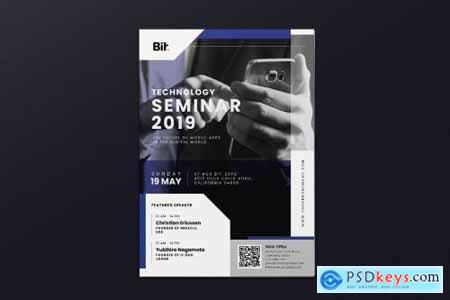 Technology Seminar AI and PSD Flyer Vol.1