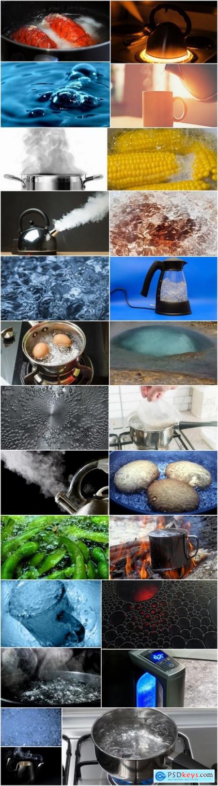 Boiling water steam cooking boiled food products 25 HQ Jpeg