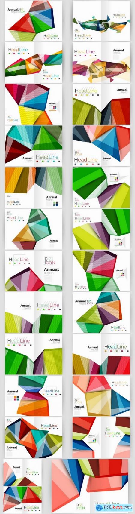 Book carpet abstract template log example flyer banner vector image 5-25 EPS