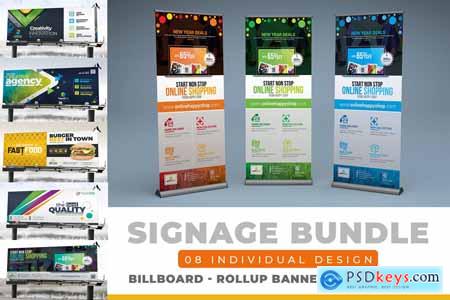 Creativemarket Signage Template Bundle 30+ Items