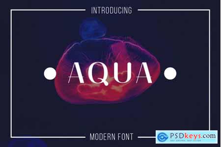 Creativemarket Aqua Modern Font