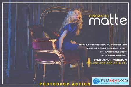 Creativemarket Cinematic Matte Photoshop Action