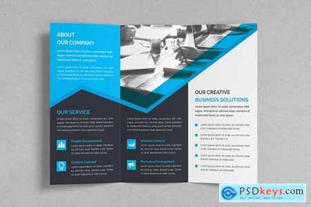 Creativemarket Corporate Tri-Fold Brochure