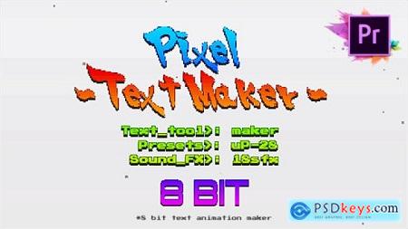 Videohive Arcade Text Maker 8bit Glitch Titles For Premiere Pro Mogrt Free