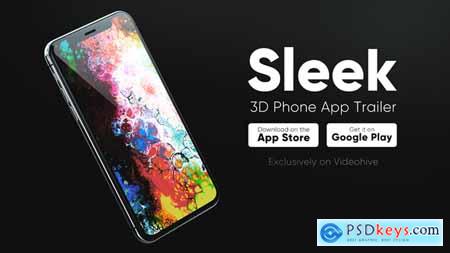 Videohive Sleek 3D Phone App Trailer Free