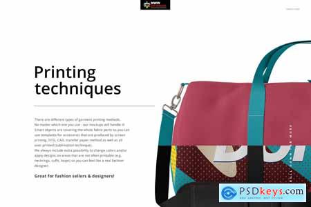 Download Creativemarket Duffel Bag Mockup Set 3623931