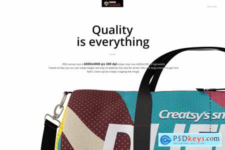 Creativemarket Duffel Bag Mockup Set