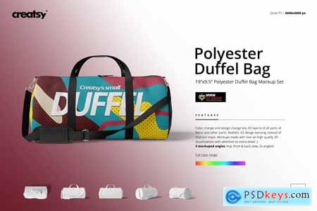 Creativemarket Duffel Bag Mockup Set 3623931