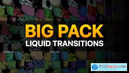 Videohive Liquid Transitions Big Pack Free