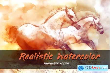 Creativemarket 4 in 1 Watercolor Pack Photoshop Actions