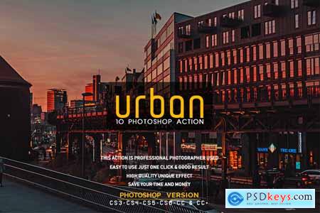 Creativemarket 10 Urban Photoshop Action