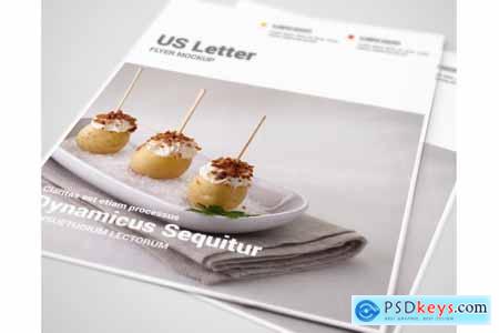 Creativemarket Flyer Mockup - US Letter