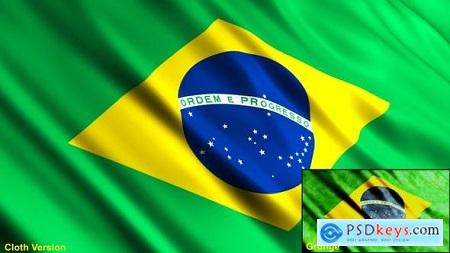 Videohive Brazil Flags Free