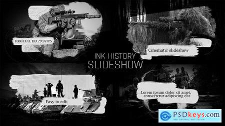 Videohive Ink History Slideshow Free