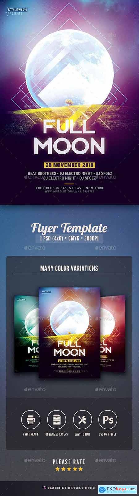 Graphicriver Full Moon Flyer