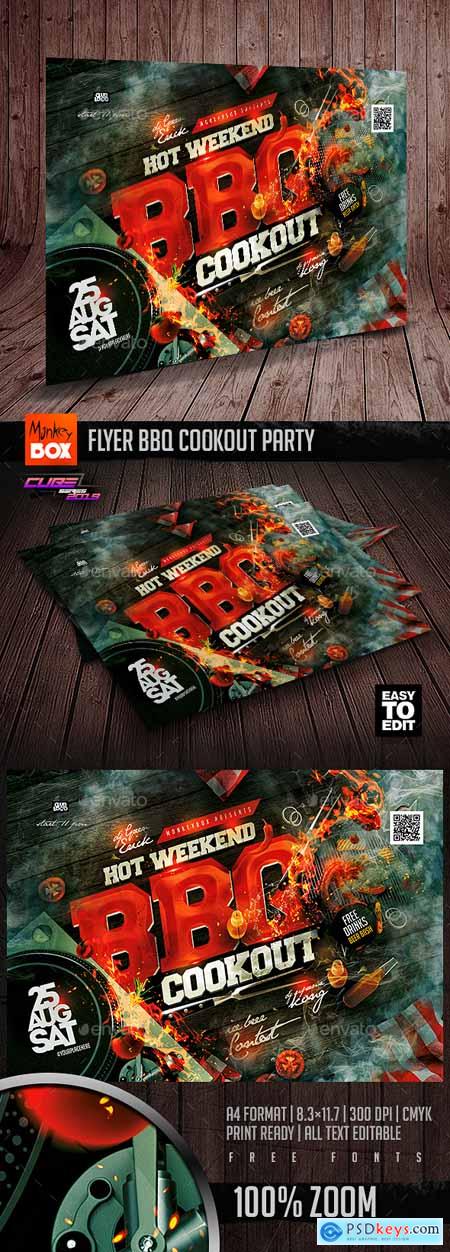 Graphicriver Flyer BBQ Cookout Party