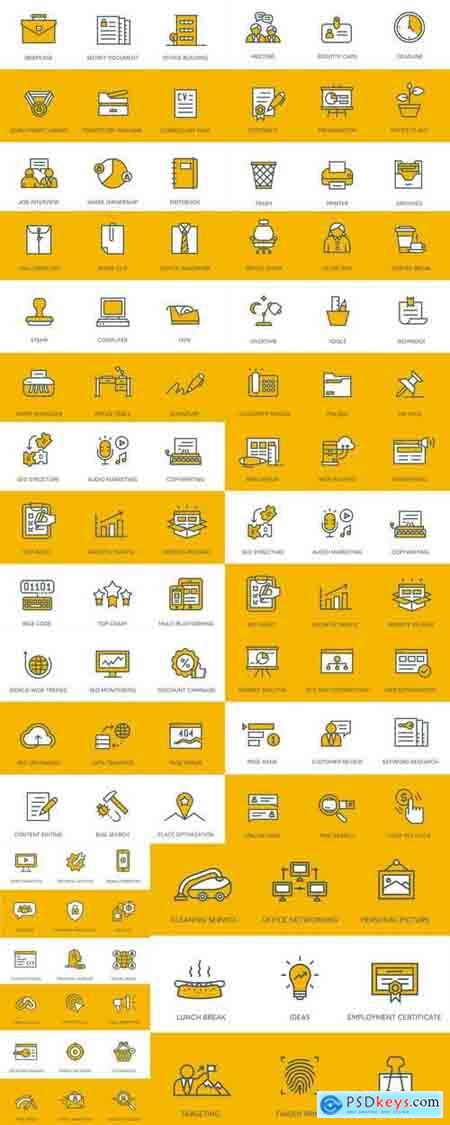 Office & SEO Icons