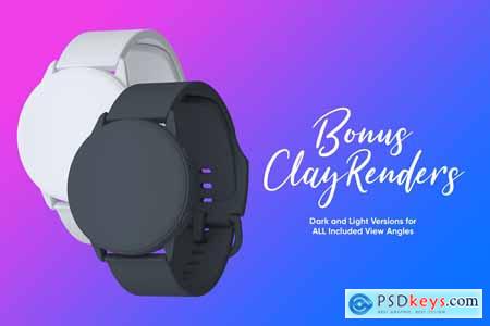 Creativemarket Samsung Galaxy Watch Design Mockup