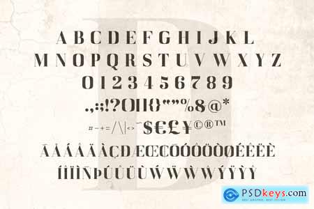 Creativemarket DAENERYS Serif and Script Font Duo