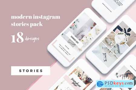 Creativemarket Modern Instagram Stories Pack