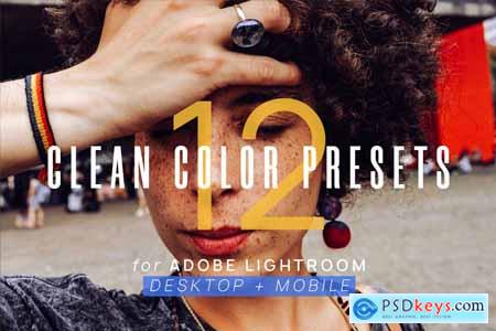 Creativemarket 12 Clean Color Presets for Lightroom
