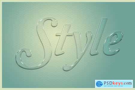 Creativemarket Glass Text Effect Photoshop Action